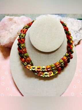 Vintage Button Necklace
